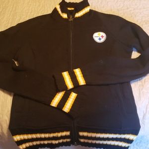 Small Pittsburgh Steelers Zip Up Sweater